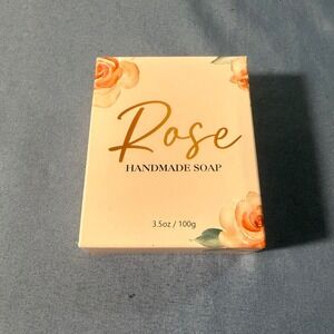 MAYICIVO Diamond Rose Scent Handmade Soap 3.5oz 100g Cleansing Bathing